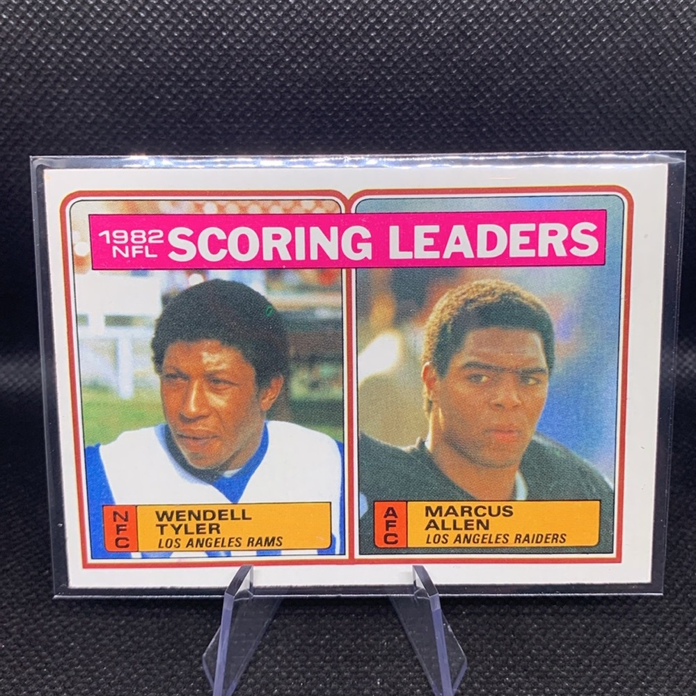 NFL Passing & Scoring Leaders NFC AFC Vintage Football Cards Montana Allen Nice! - Picture 6 of 7